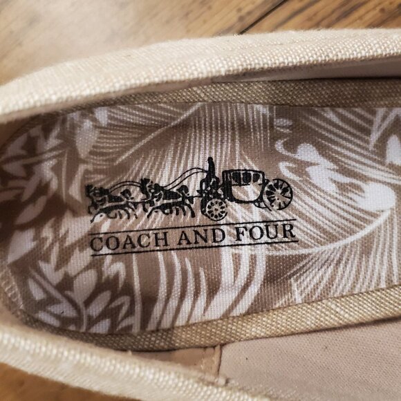 Coach and Four espadrille shoes- Sz 8 - Picture 2 of 6